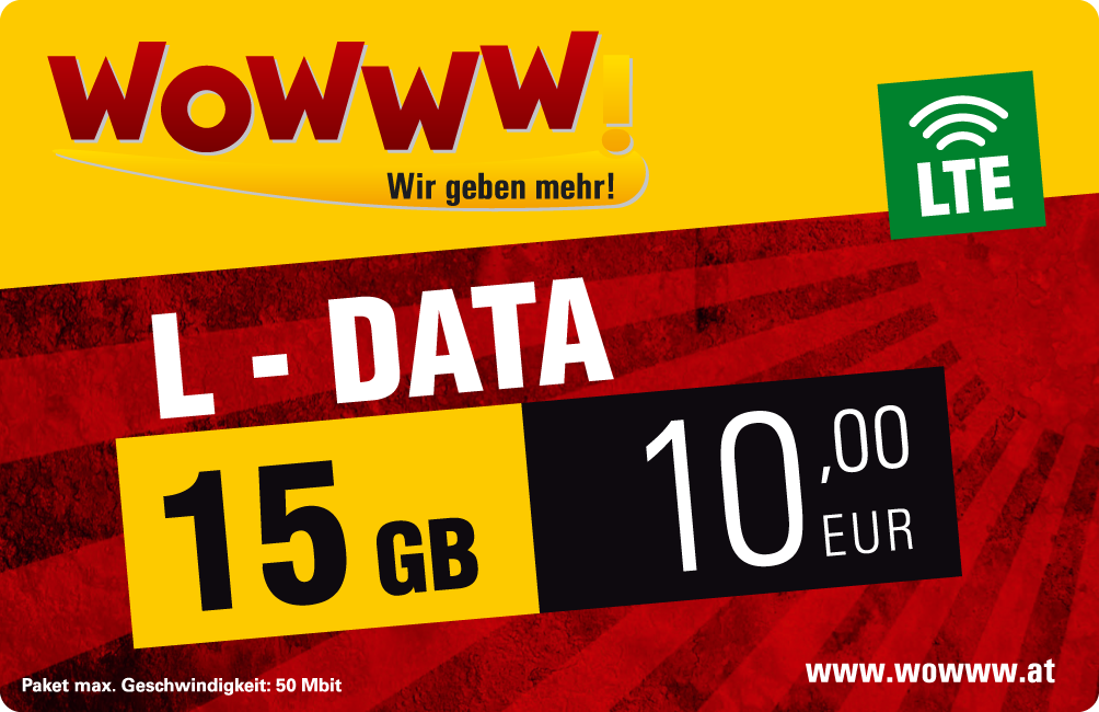 L-DATA 15GB € 10,00