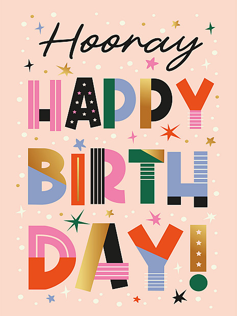 Hooray Happy Birthday